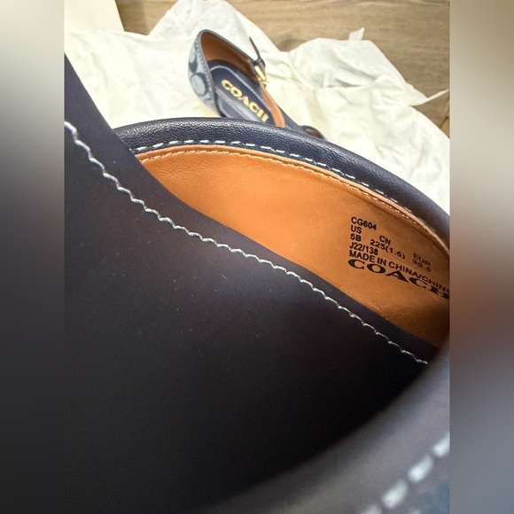 NWT - COACH Raine Espadrille In Signature Denim Sandal - size 5 US left - Picture 13 of 16